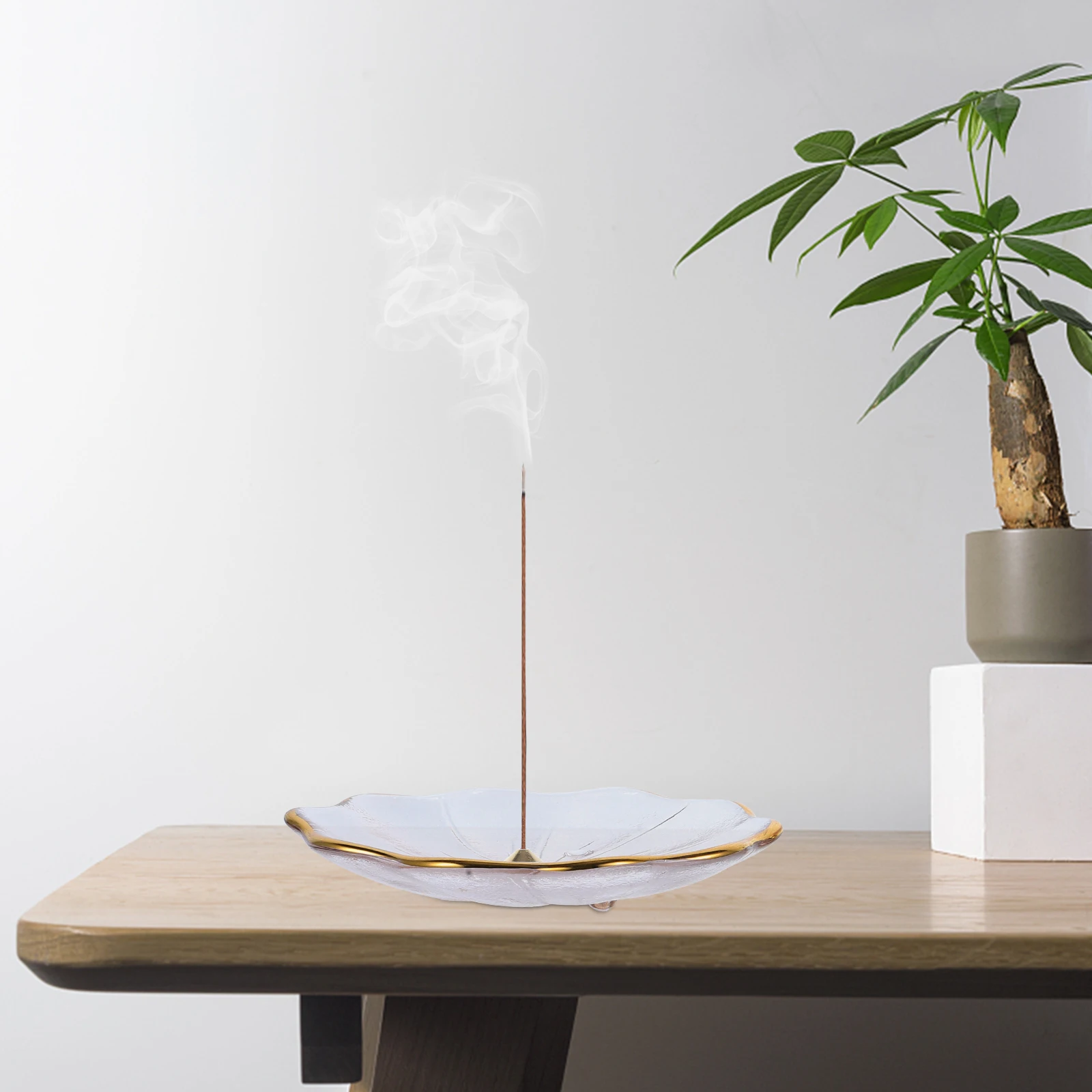 

1Set Incense Holder Decorative Stick Incense Burner for Meditation Yoga Spa Home Office Desktop Aromatherapy Purifying Air