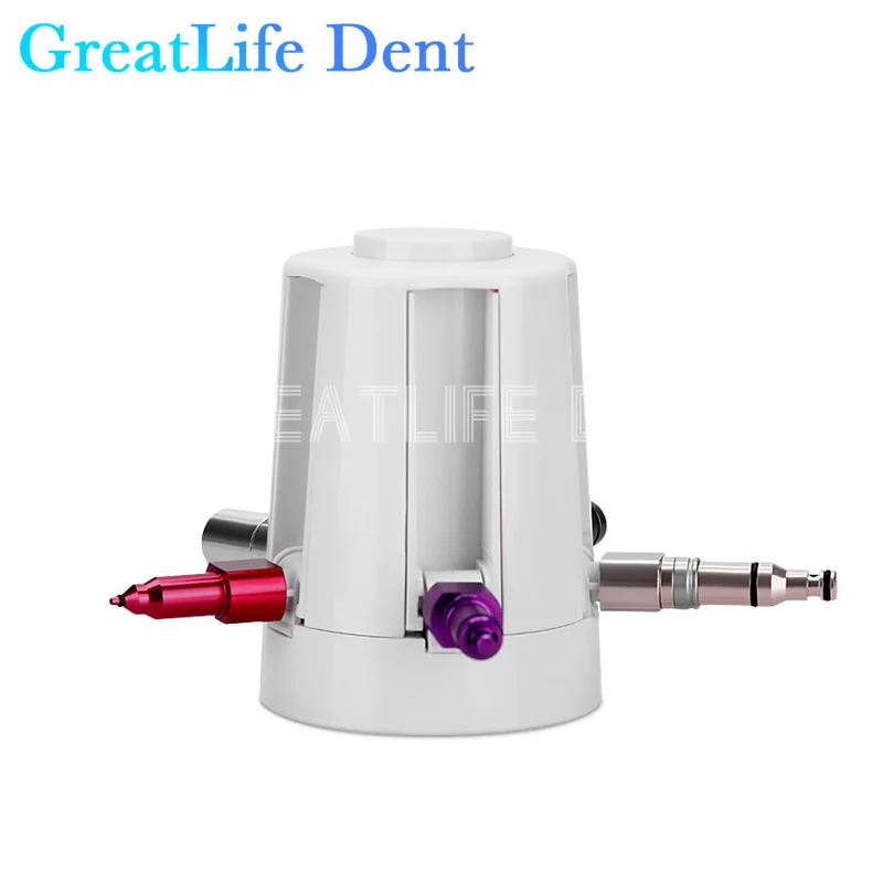 GreatLife Dent Portable Maintenance Tools Dental Handpiece Cleaning Oil Lubricator with 5 Style Connector