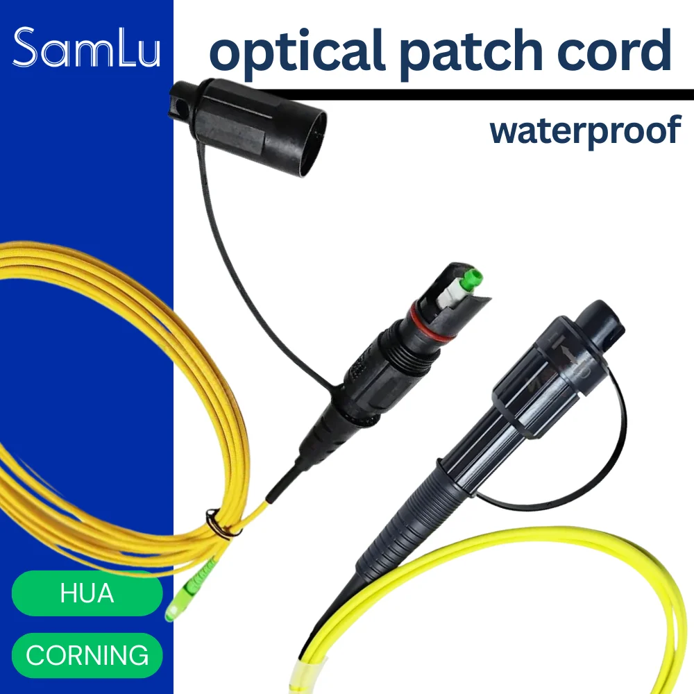

IP67 1Pcs Pieces Waterproof Optitap Fiber Optic Patch Cord SC/APC Optitap Fiber Optic Patch Cord 2 3 5m, SM OPT/SC/APC-SC/APC