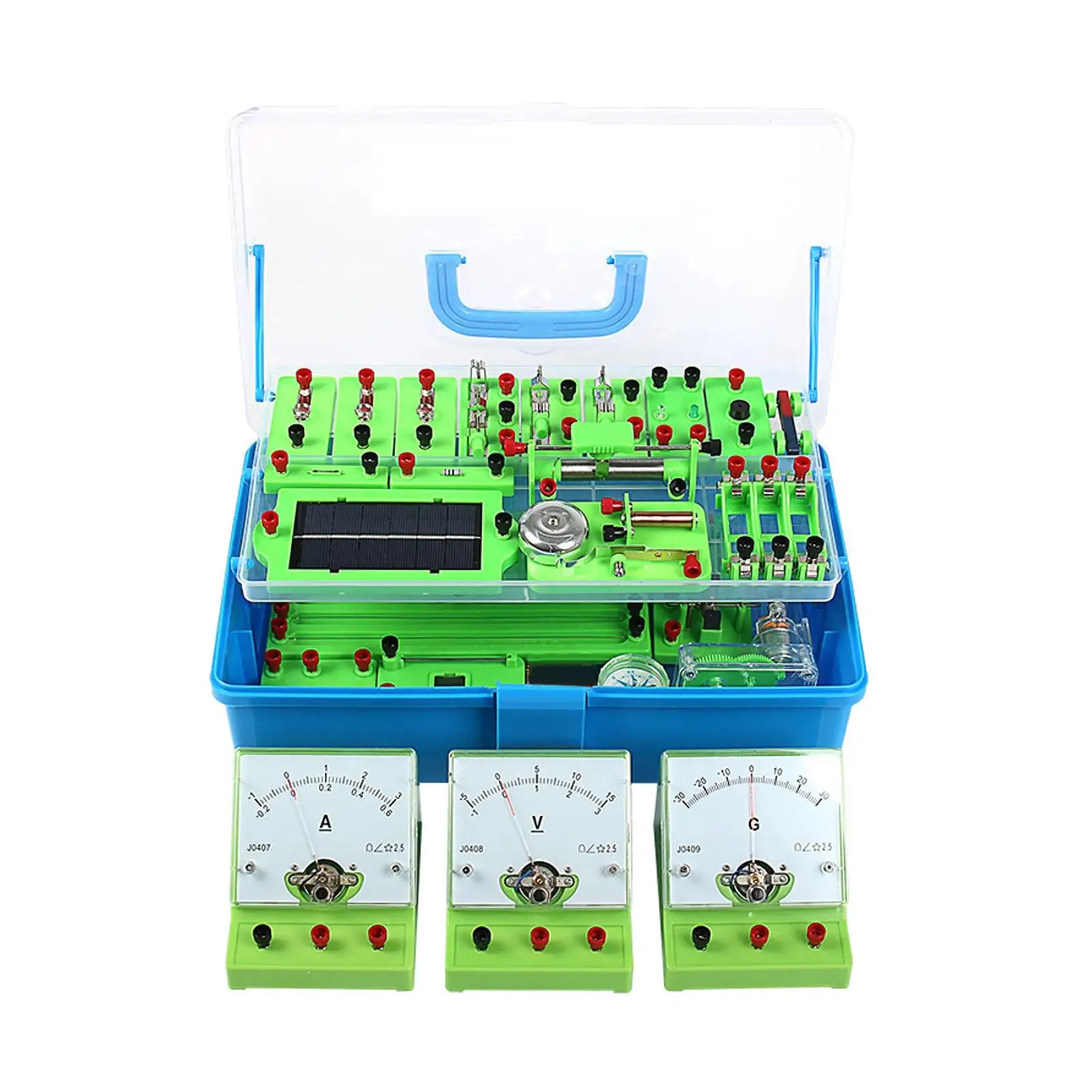 Physics Basic Circuit Board Kit Electricity Discovery Circuit Learning Kits Electricity and Magnetism Kit for DIY Projects