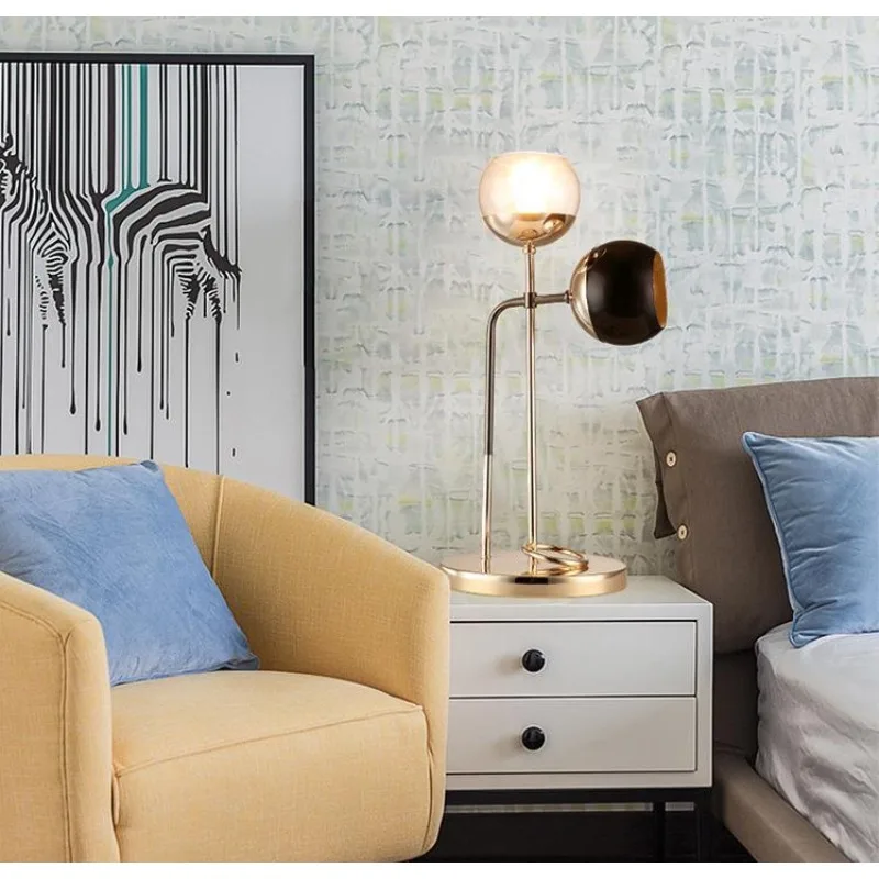 Nordic Desk Lamp Decoração, Quarto, Hotel, Sala de estar, Estudo, Moda Simples e Criativa