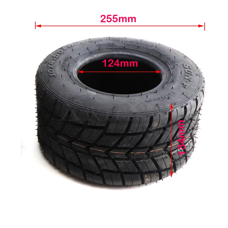 10x4.50-5 Front wheel Go Kart Tire tubeless tire for Go Kart Knobby Scooter ATV Tire and Tube10*4.50-5