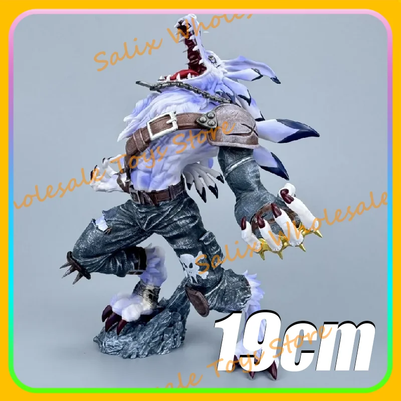 

В наличии 19 см Digimon Adventure аниме фигурки Were Garurumon фигурка статуя из ПВХ статуя аниме фигурка Коллекционные игрушки