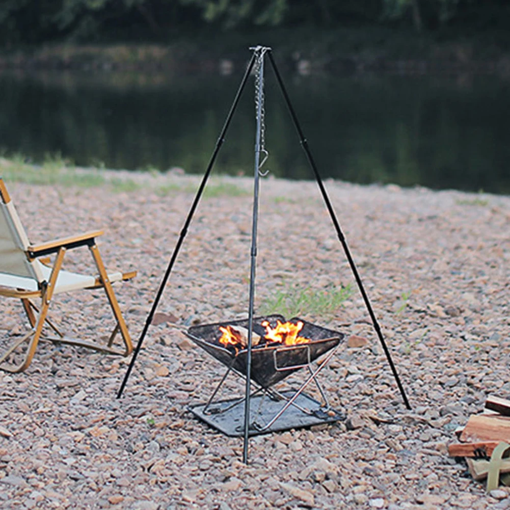 Camping Bonfire Tripod Aluminu - Camping Cooking Pot Tripod review and price