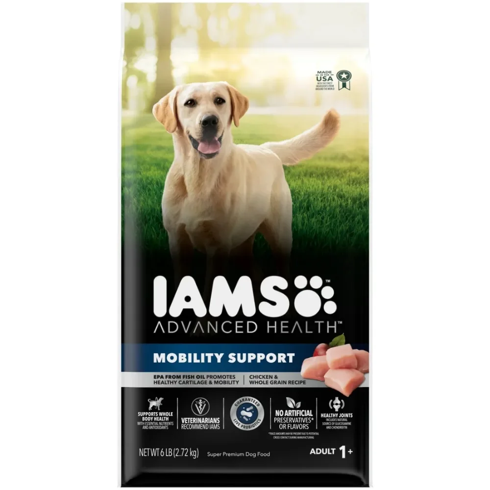 

Iams Advanced Health Mobility Support Chicken & Whole Grain Recipe Adult Dry Dog Food, 36 Lb Bag