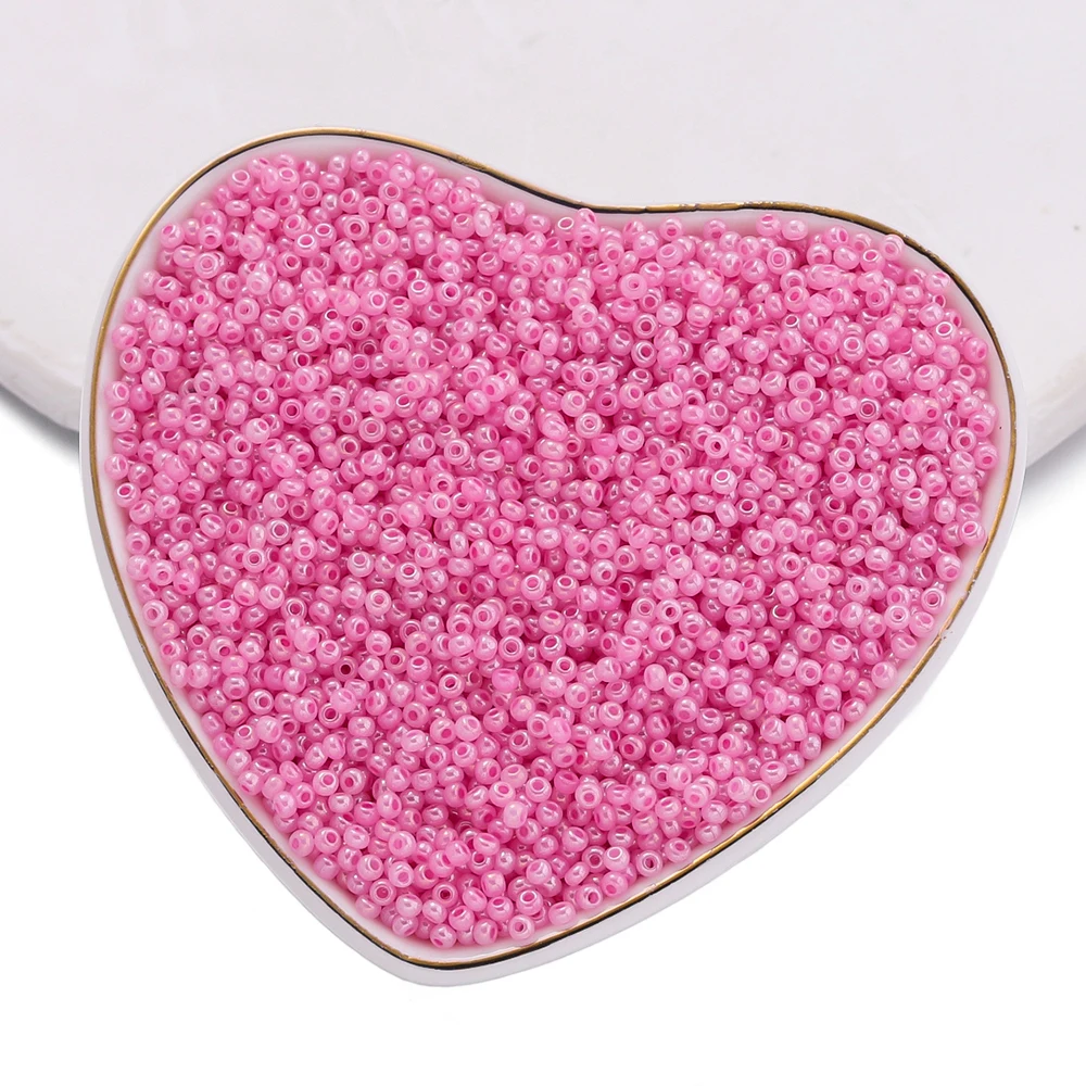 1000 stks 2mm Glas Rocailles Kleurrijke Spacer Losse Kralen voor DIY Ambachten Ketting Armband Oorbel Sieraden Maken Accessoires - afbeelding 1