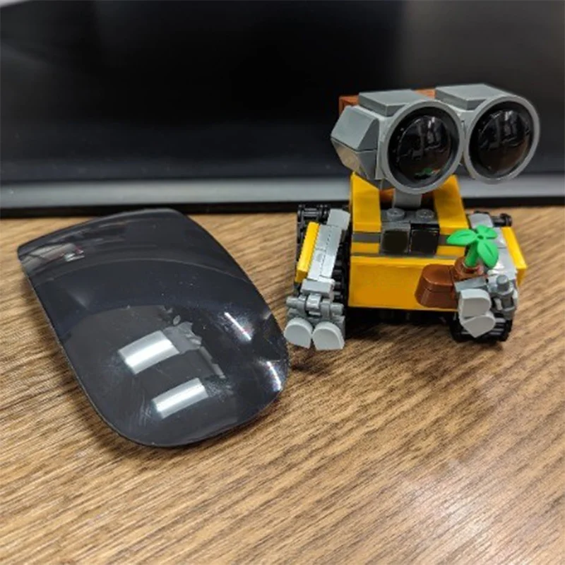 222 قطعة MOC جدار صغير E Disneienyed نموذج اللبنات العمارة تجميع لعبة إبداعية الطوب الاطفال هدايا عيد الميلاد عيد الميلاد #3