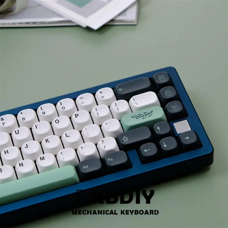 GMK Keycap for Mechanical Keyboard PBT KOA Profile GMK Botanical Keycaps for MX Switches 131 Keys/Set 61/68/84/87/100/108