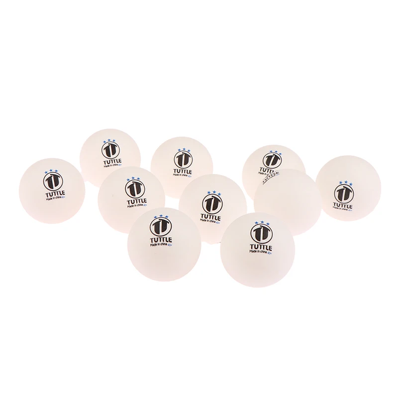 10Pcs 3-Star Professional Ping Pong Balls 40mm High Elasticity Amateur Training Table Tennis Ball Beginners Games Supplies