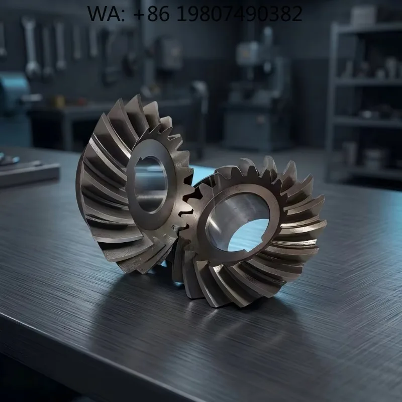 Multi-module Custom Spiral Bevel Mining Gear, High Precision Industrial Drive Component, Durable Transmission Part for Conveyor