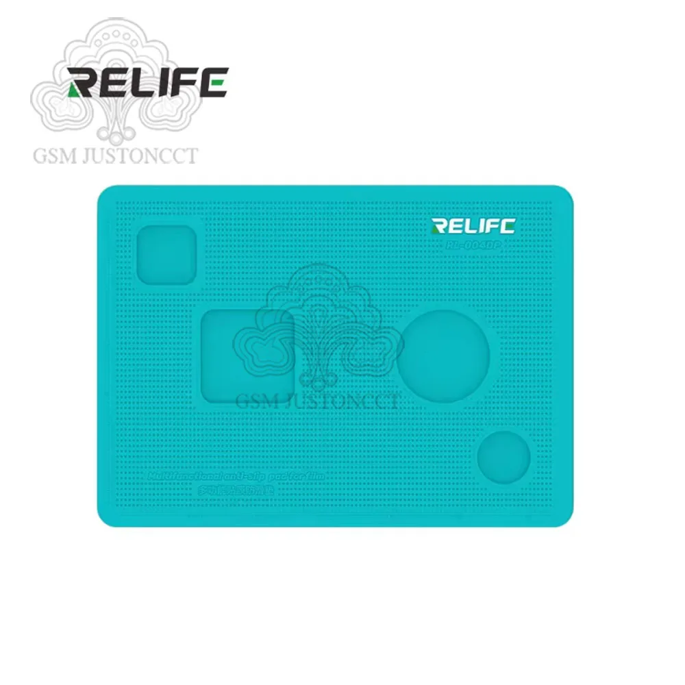 RELIFE RL-004DP Multifuncional Tablet Screen Protective Pad, Anti-Slip Silicone Pad, Card Slot Film Mat, Proteção da câmera do telefone móvel