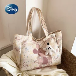 Disney Mickey nuova borsa da donna Cartoon borsa a tracolla da donna carina borsa da donna Casual di grande capacità di grande capacità