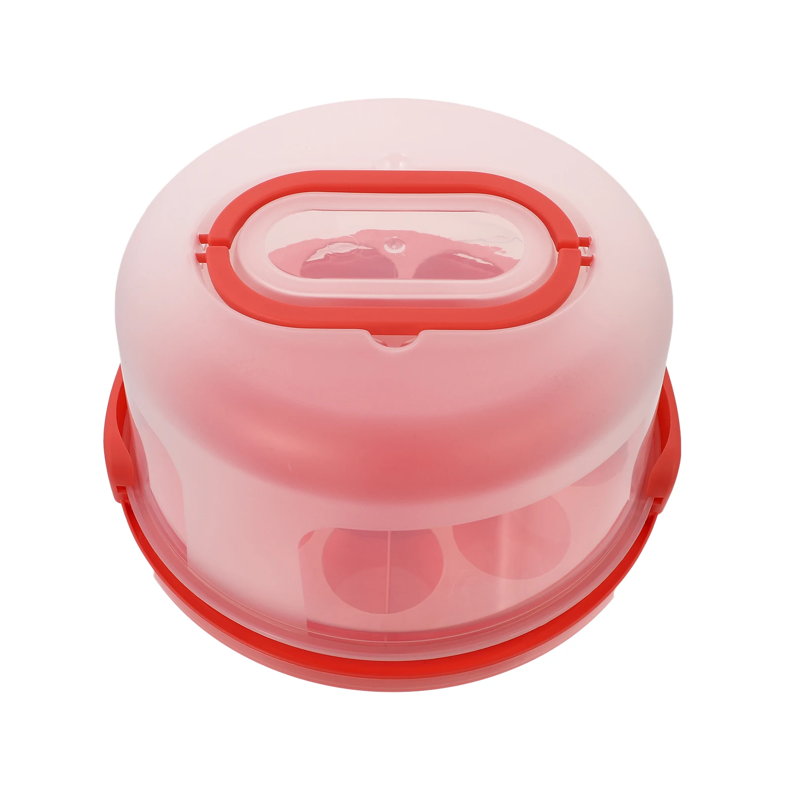 

Transparent Thickened Cake Box Carrier with Lid Carriers for Transport Travel Container