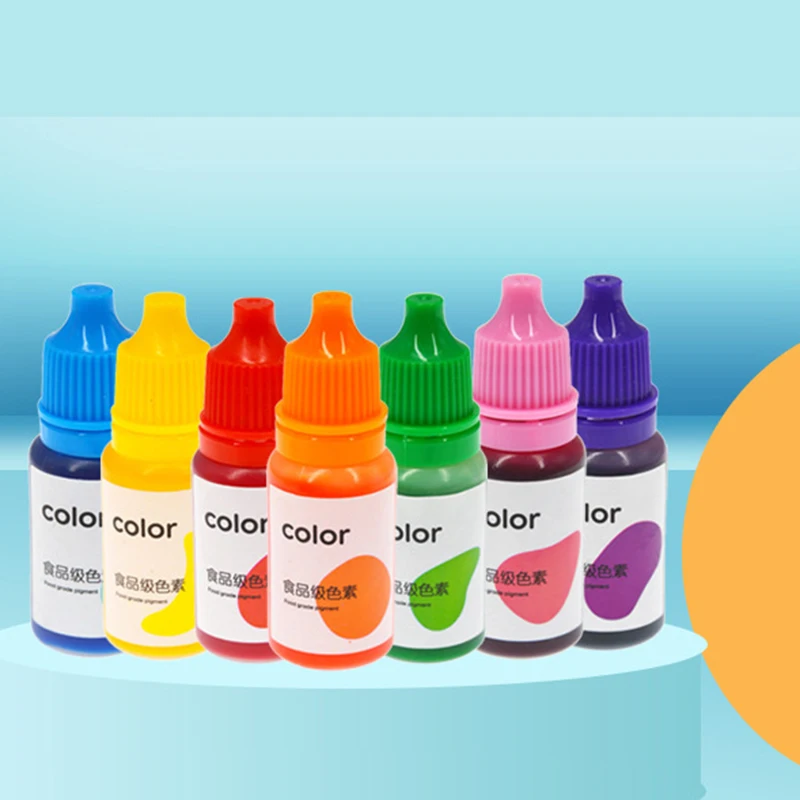 Food Grade Experimental Pigment 10ml Children'S Science Experiment Color Manual Color Mixing Slim Pigment Toy