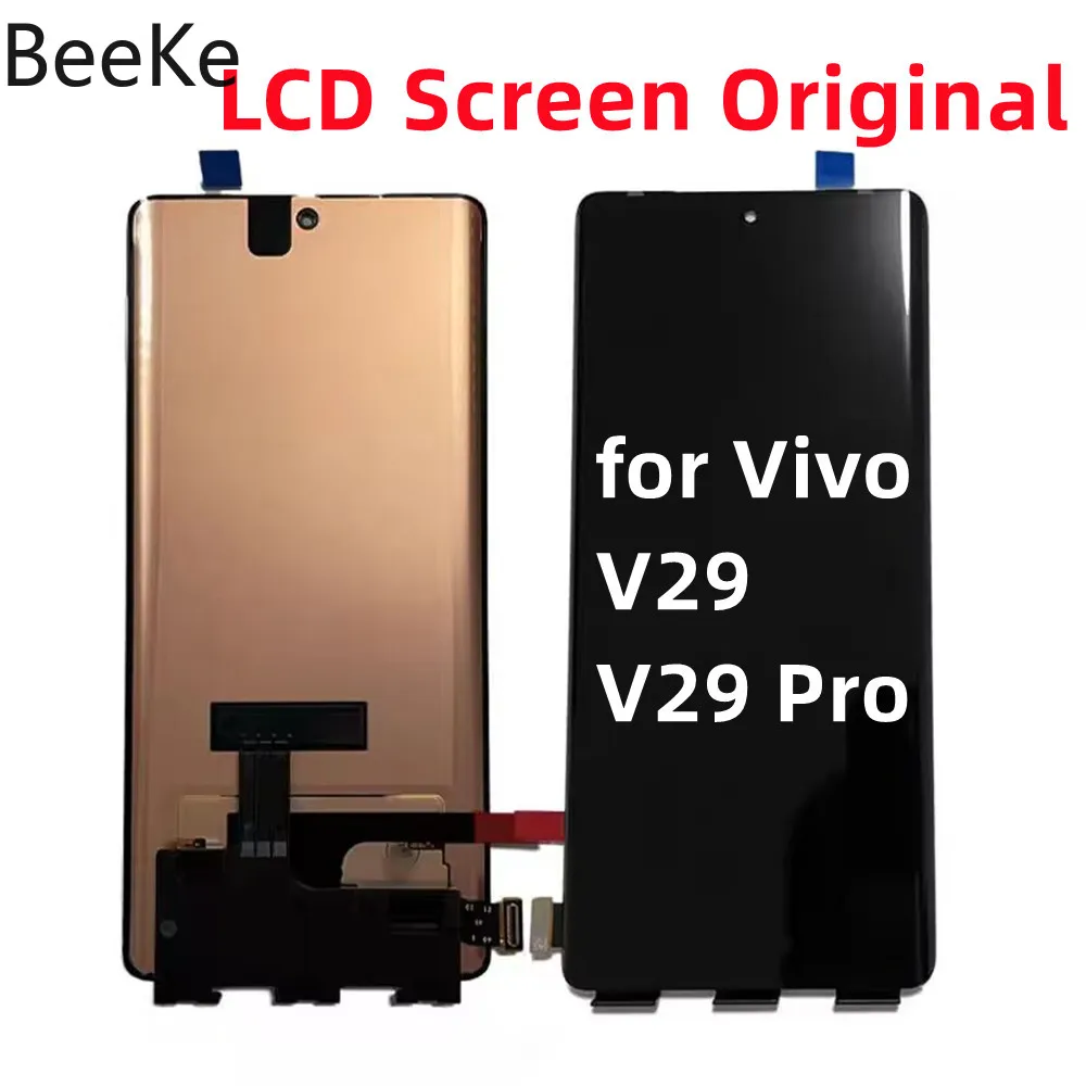 LCD Screen Original 6.78\'\' For Vivo V29 / V29 Pro 5G OLED LCD Display Touch Digitizer Panel Assembly V2250 / V2251 Replacement