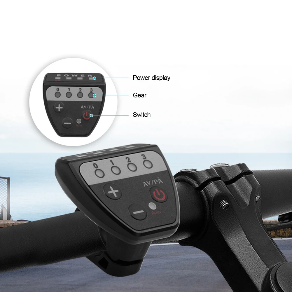 

36 В 48 В велосипедный дисплей, светильник, черный, крепление контроллера электровелосипеда, подходит для руля 22,2 мм, совместимость с протоколом 02OMD