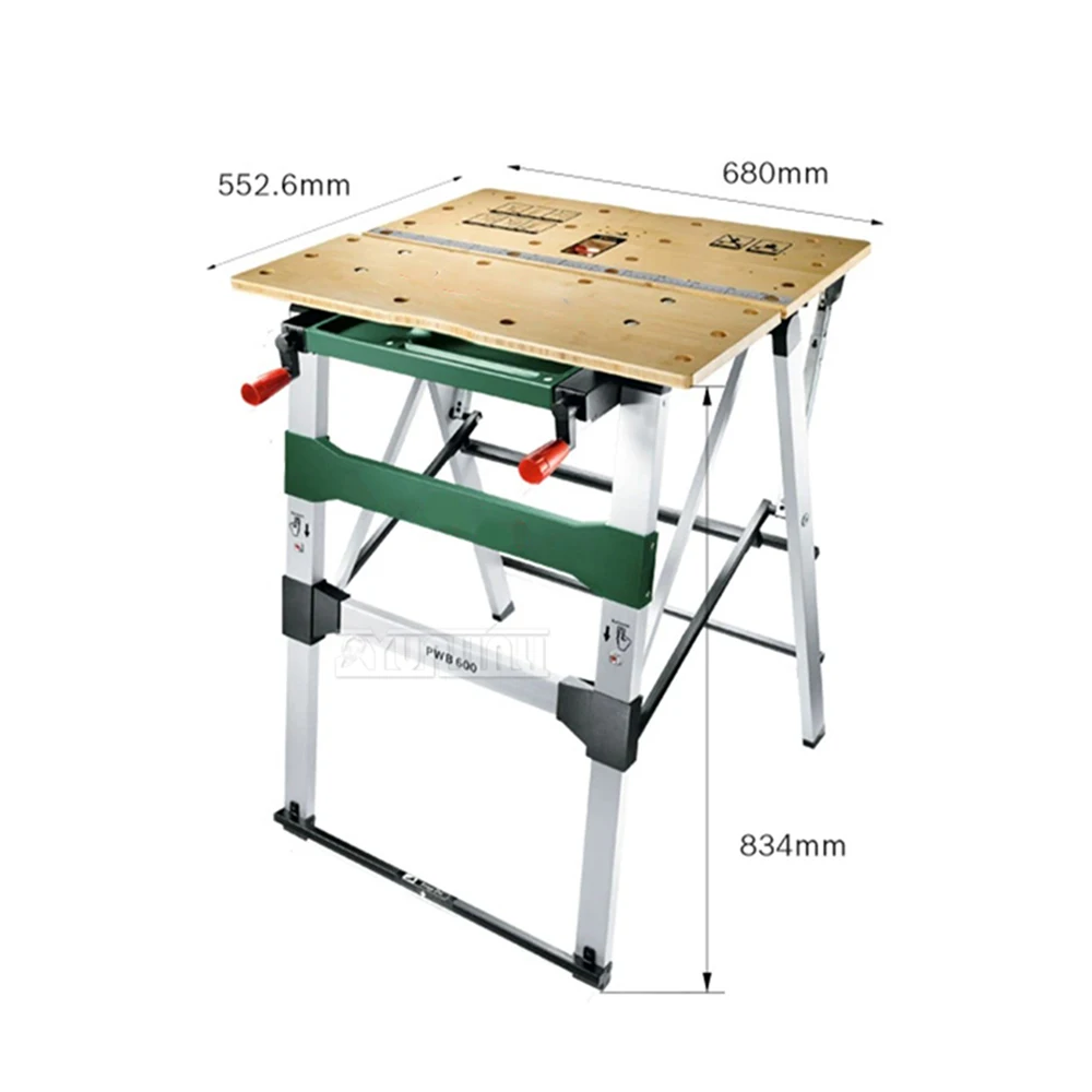 Woodworking Workbench, Portable Folding Workbench for Carpentry, Multi-functional Wood Carving Working table Work Stand 2025 NEW