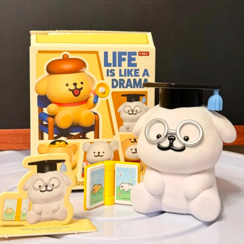 

Подлинная мальтийская жизнь как драма серии слепая коробка милый щенок игрушка настольное украшение аниме периферийная модель гаражный комплект подарок