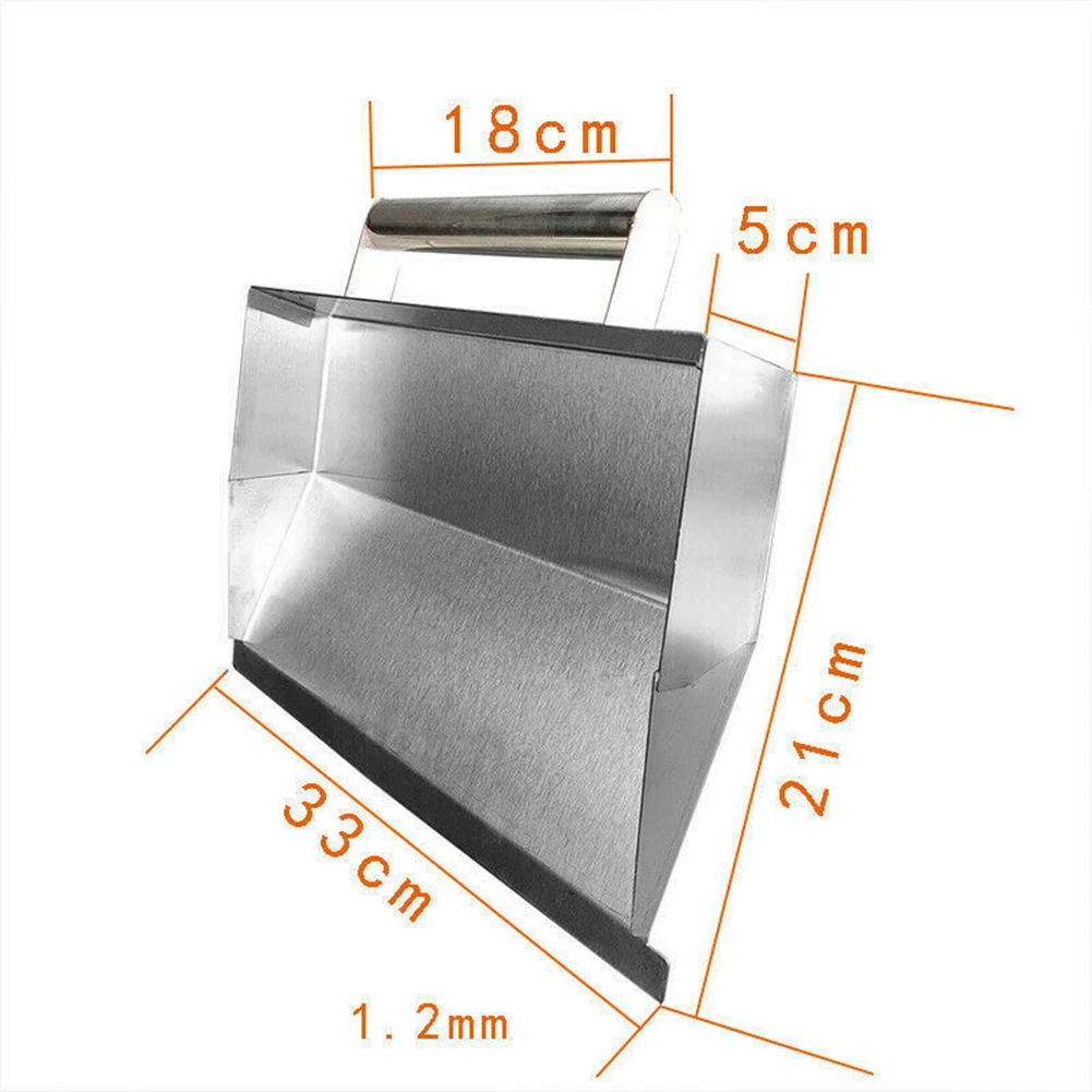 مكشطة المعجون تنظيف ملء أداة جدار فولاذي مقاوم للصدأ الجص كشط الخرسانة الغبار مجرفة مسحوق المعجون مكشطة