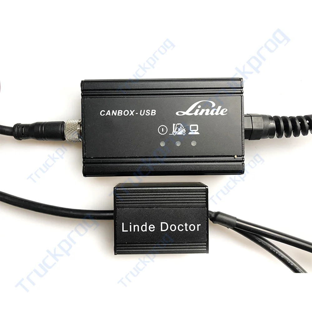 Strumento diagnostico per carrelli elevatori per laptop CF C2 per strumento scanner diagnostico USB Linde Doctor Canbox con software Pathfinder LSG Set completo