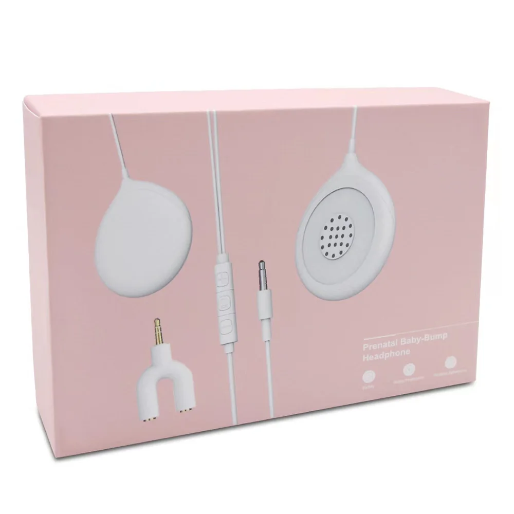 Baby Bump Headphones Prenatal Belly Speakers for Women During Pregnancy to Play Music to Baby in The Womb Safety