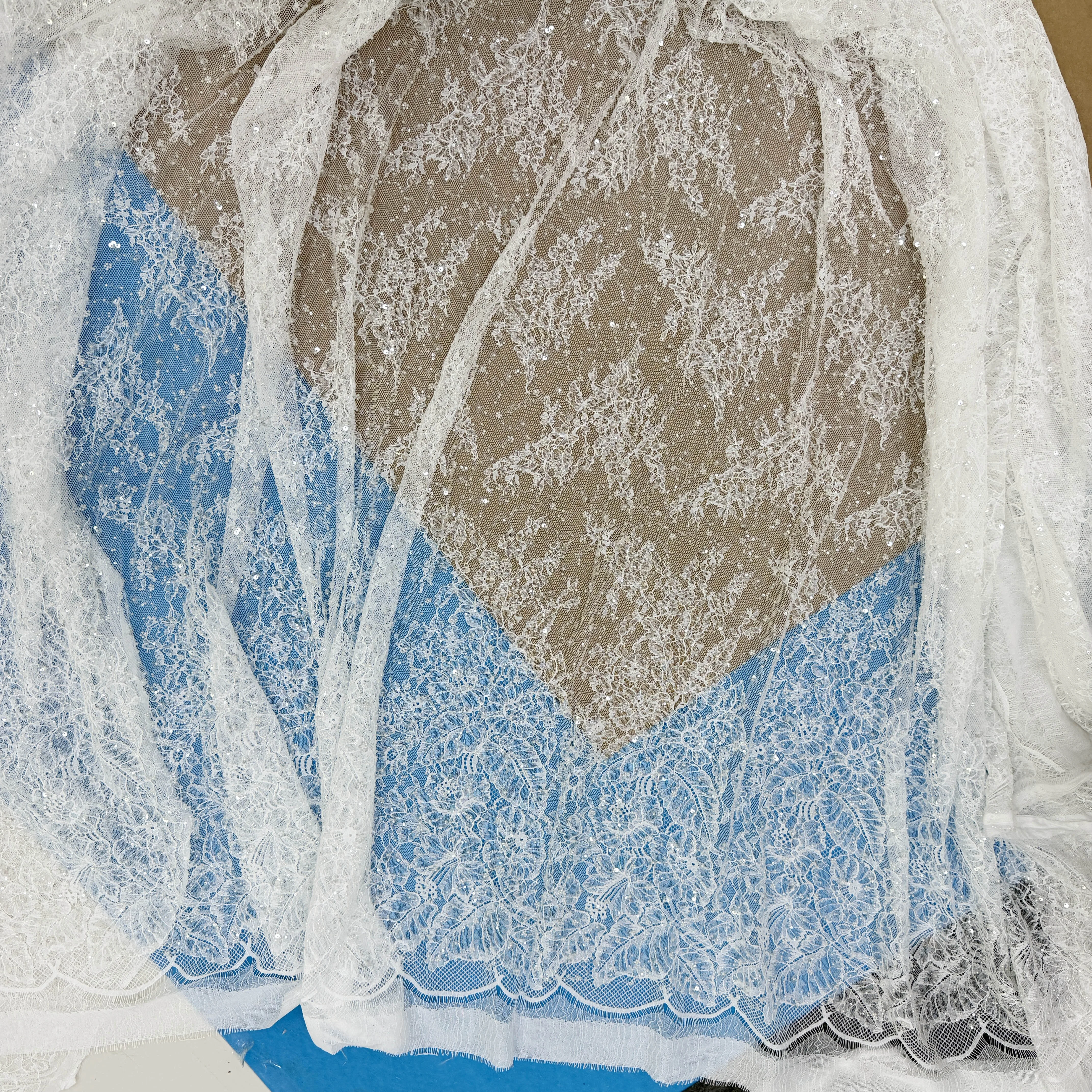 3M, Wimpernspitzenstoff für die Bekleidungsproduktion wie minimalistische Linien, Kleider, Spitzen-Stirnbänder – Detail 4