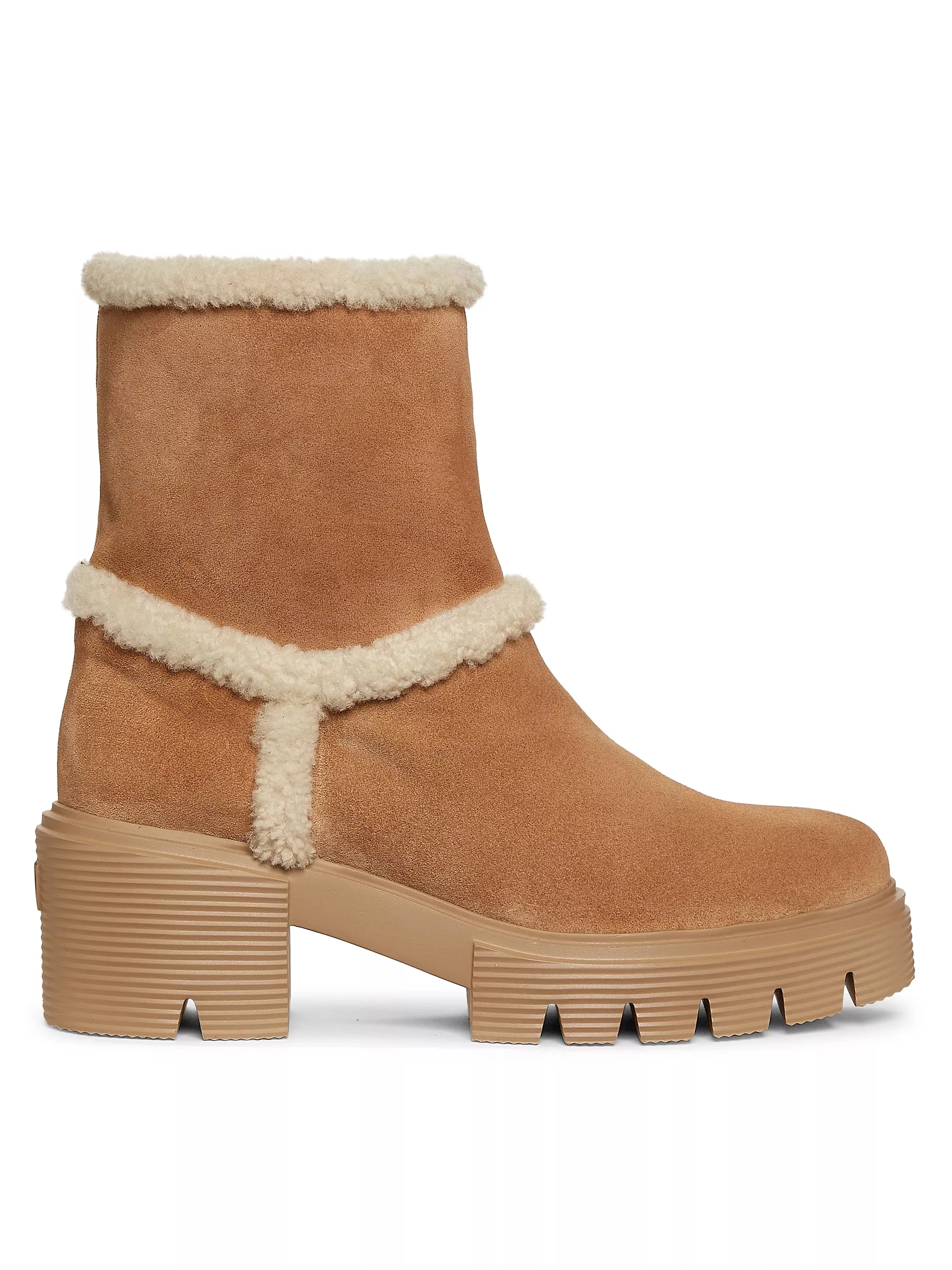 Women's Shoes Lennox Shearling-trimmed Booties Lennox Ankle Boots Shearling