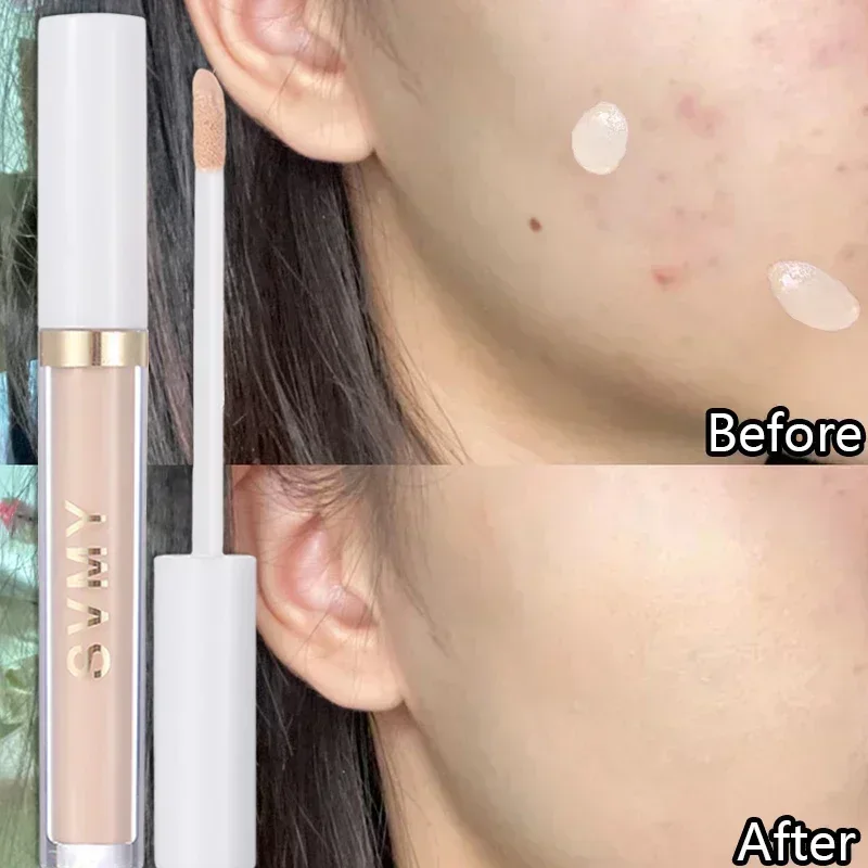 4Color Waterproof Liquid Concealer Cream Makeup Moisturizing Cover Acne Dark Circles Foundation Modify Face Contouring Cosmetics