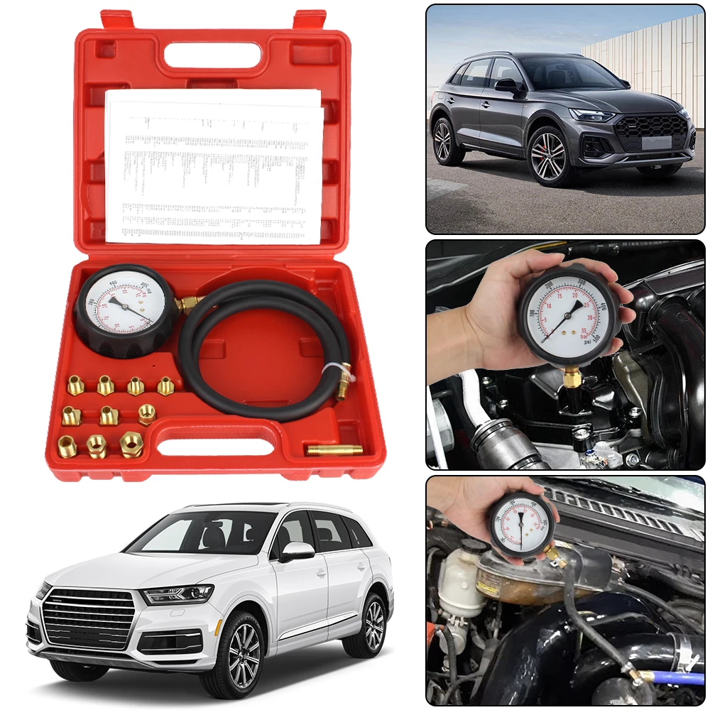 12Pcs Diagnostic Service Set Tools Automotive hydraulic oil pressure gauge Oil pressure gauge TU-11A Transmission pressure gauge