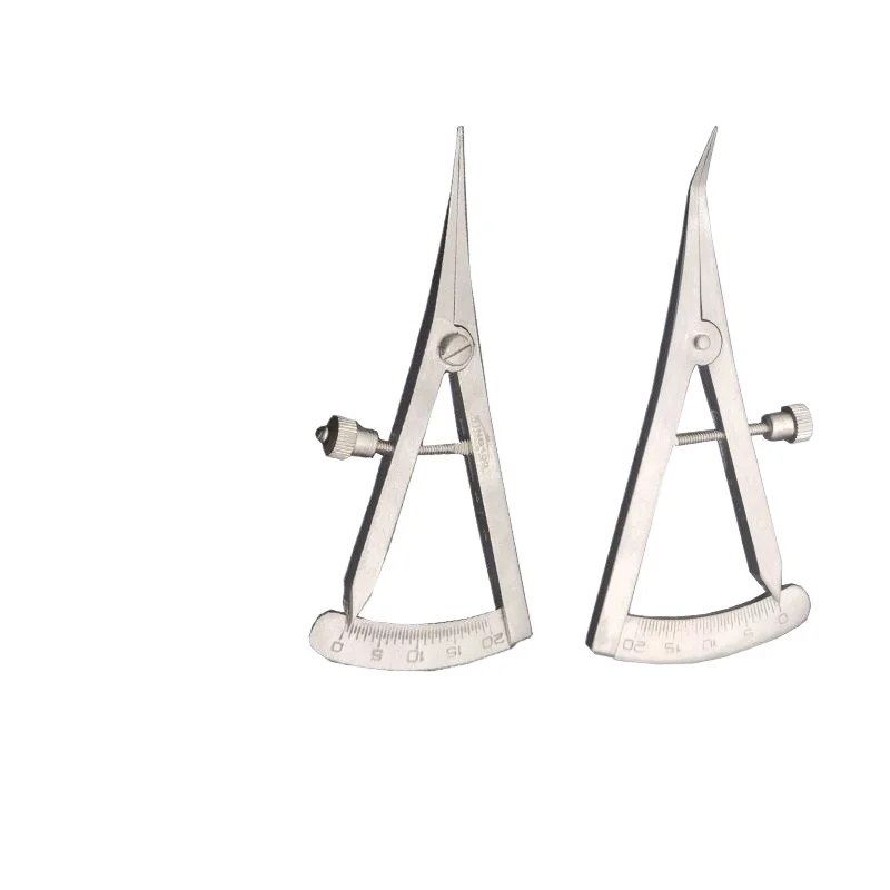 

Dental implant caliper tool Nuo ridge thickness measuring ruler stainless steel clamp triangle wax straight elbow card ruler