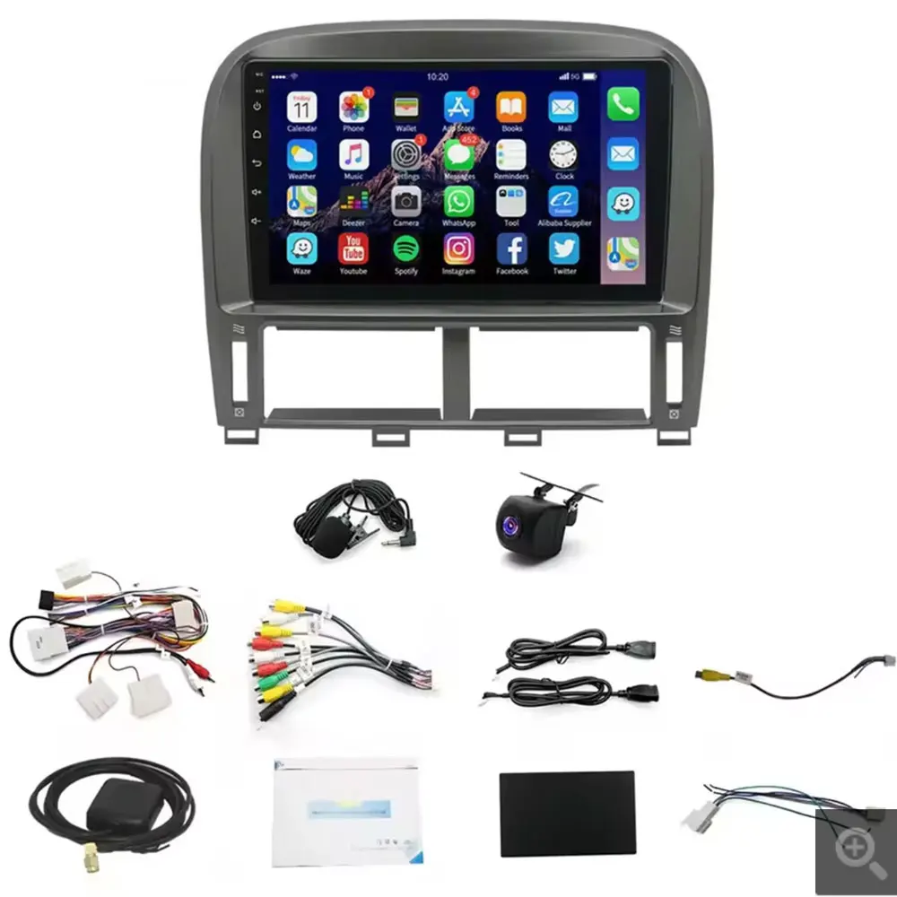 Wireless CarPlay Android Auto for Lexus LS430 01-06 with Mirror Link AirPlay Car Play Android 16 CarPlay&Android Auto Car Stereo