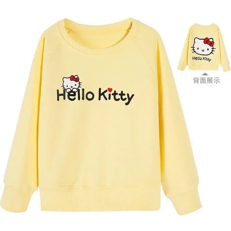 

Sanrio Hello Kitty Children Spring Autumn Hoodie Soft Cotton Girls Kids Casual Daily Wear Fashion Cartoon New 2022 Design