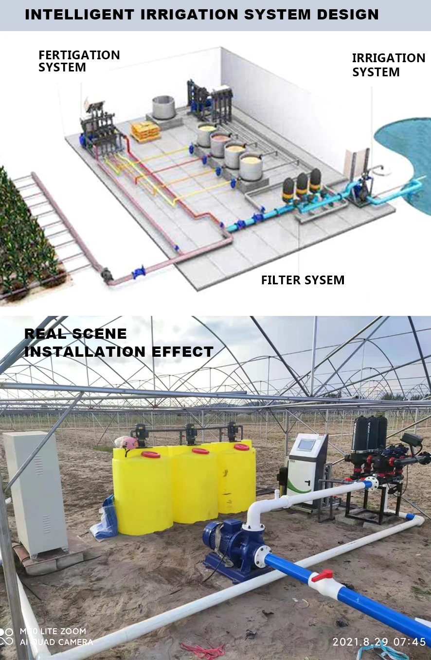 HYRT SISTEMA DE fertirgación automático inteligente, sistema de riego para riego