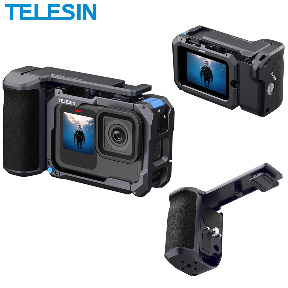 �y�Z�[�����zTELESIN�n���h�O���b�v�⏕�����R���X�g���[�g�n���h���O���b�v+�f���A���R�[���h�V���[ �A�_�v�^�[ ���r�b�g�P�[�W GoPro 13 12 11 10 9 �A�N�Z�T���[�p