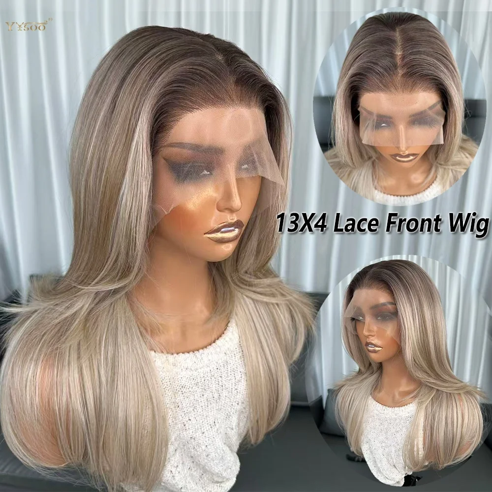 

Лидер продаж, высокое качество, смешанные цвета, натуральные волосы, бесклеевые, термостойкие, 13x4, синтетические парики спереди, для чернокожих женщин