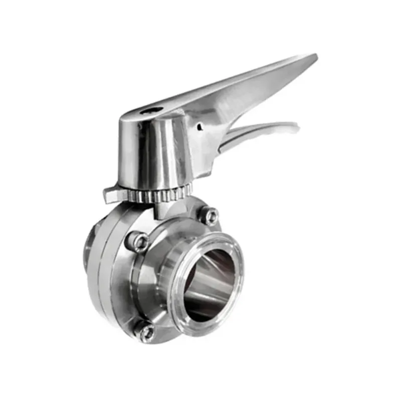 304 Stainless Steel Duckbill Quick Release Butterfly Valve, Clamp Type Snap Disc Valve