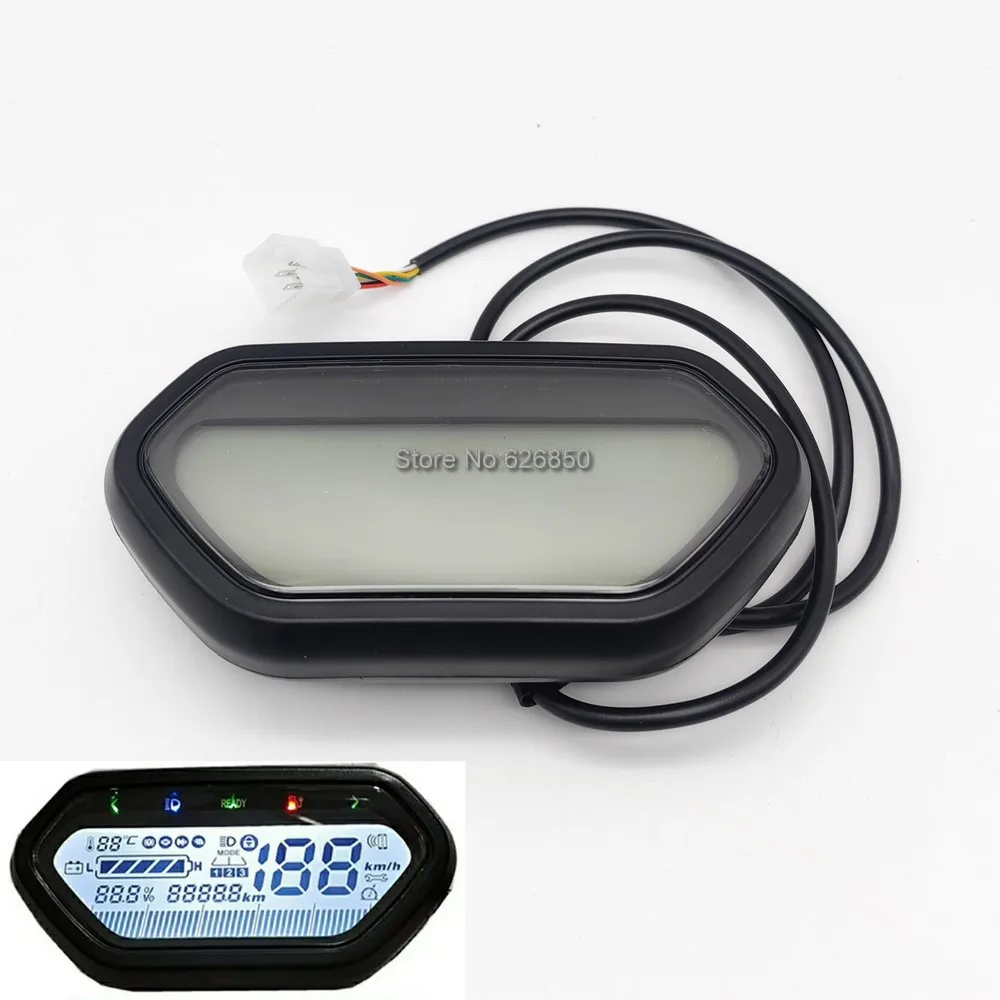 Citycoco LED Display Meter 60V Speedometer Speed Battery Turn Light  Head Light Signal Display For Electric Scooter Citycoco