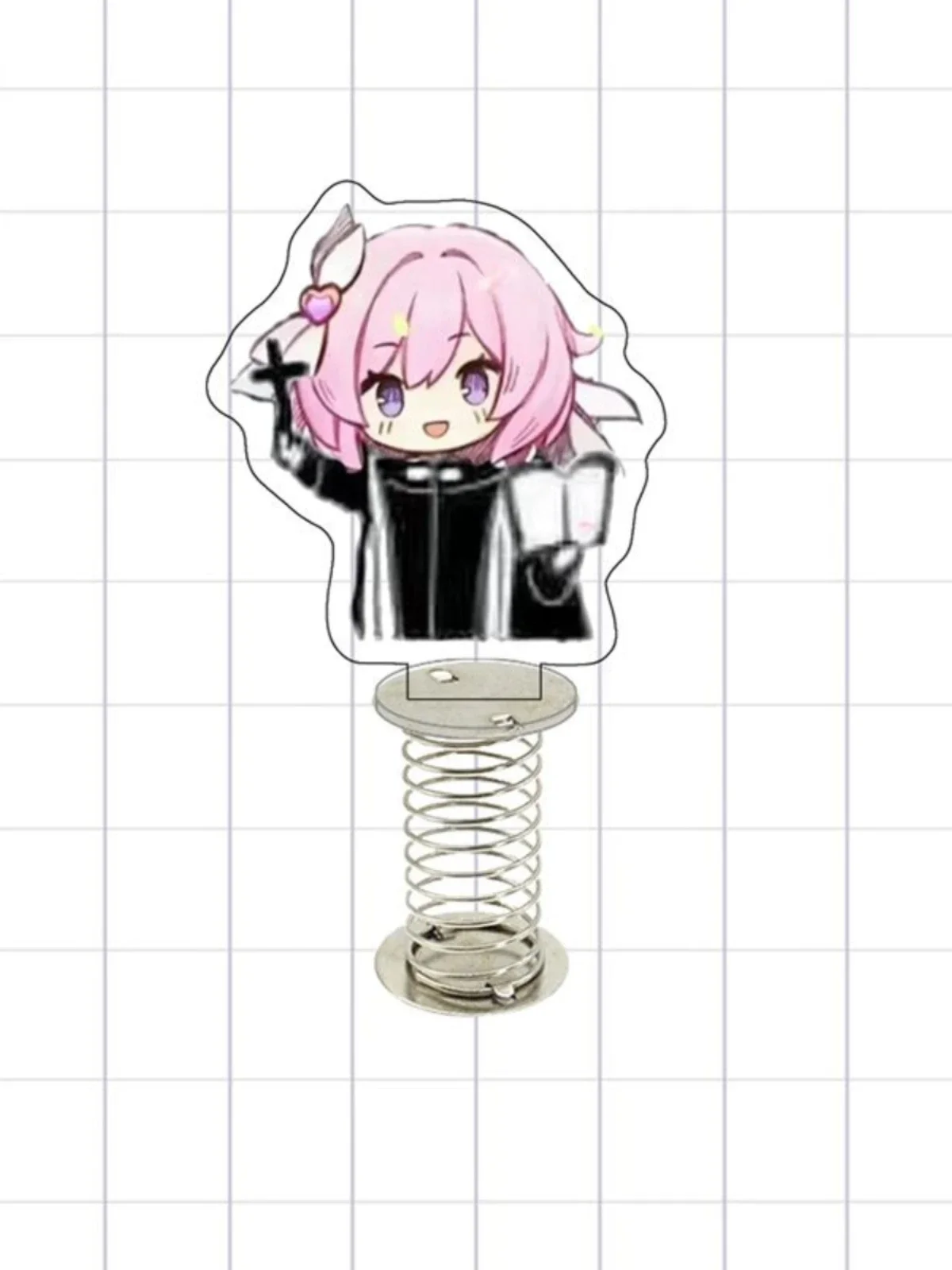 

Game Anime Honkai Impact 3 Elysia Cosplay Accessories The Vacillati Spring Rocker Ornament Ambitus Keychain Accessory