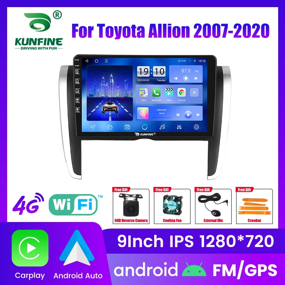 

Автомагнитола Android для Toyota Allion 2007-2020, 2DIN, 8-ядерный процессор, GPS-навигация, IPS-экран, поддержка CarPlay и Android Auto