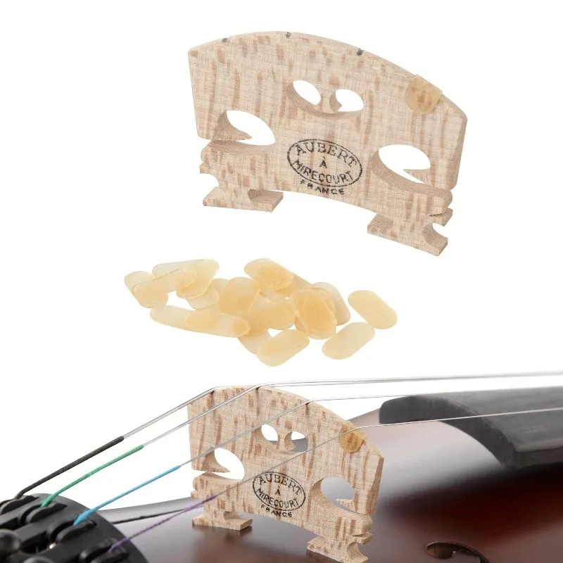 6 Stück Schaffell-Schutzpolster für Saiteninstrumente – rutschfeste Stimmung, langlebige Schaffell-Schutzpolster für Saiteninstrumente – Detail 5