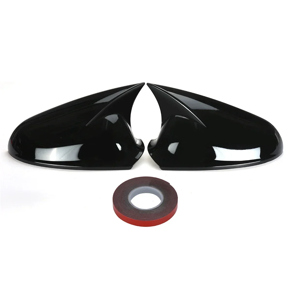 For Vauxhall Opel Astra H MK5 2004-2009 & Astra J MK6 2010-2016 Rear View Mirror Cover Cap Side Wing Mirror Cover Add on Glossy