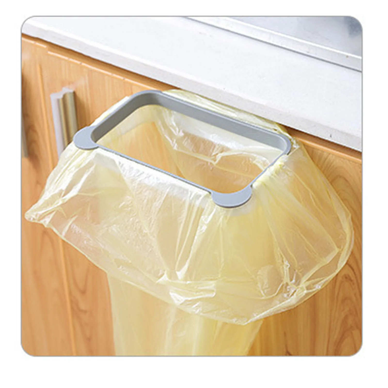 Portable Garbage Hanging Bag Kitchen Trash Storage Rack Bag Hook  Holder Kitchen Organzier Garbage Bag Holder For Kitchen
