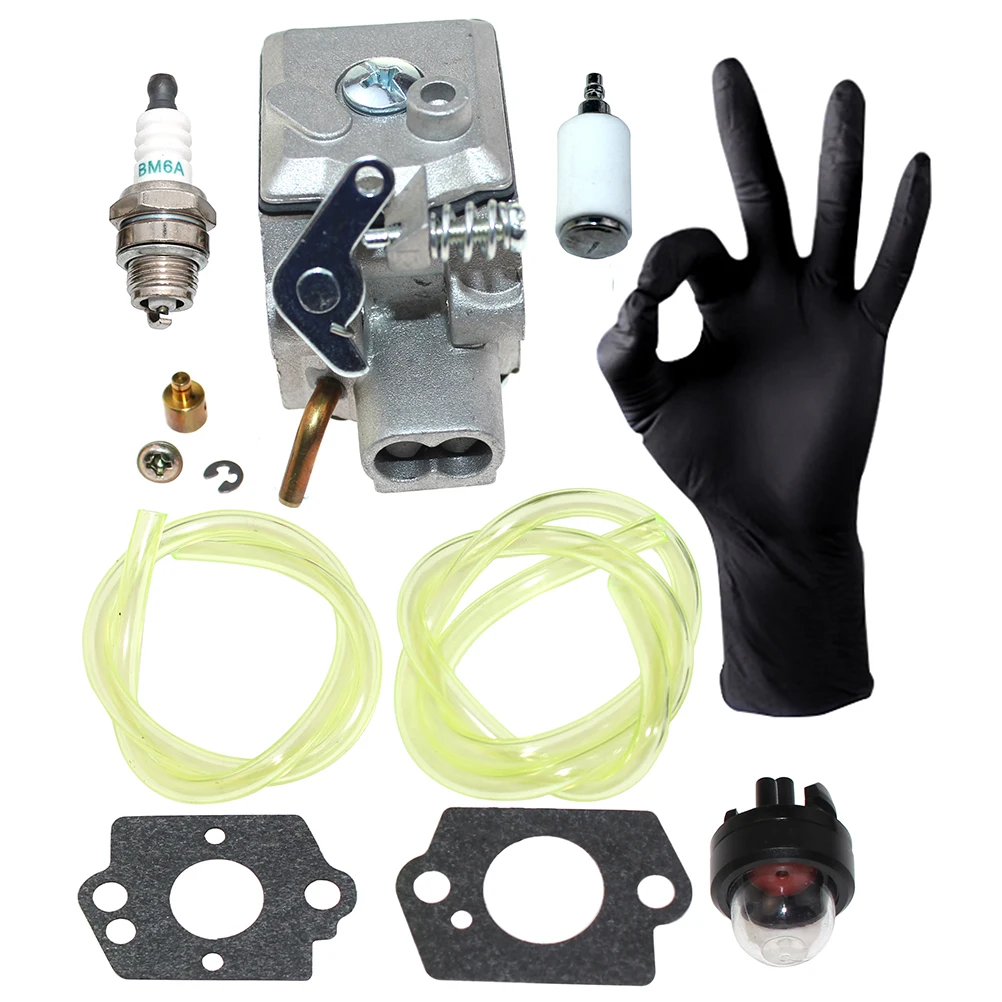 WT-827 Carburetor For RYOBI 790r RGBV3100 Bolens BL100 BL150 BL250 BL410 Craftsman 316.292620,316.292621,316.794400,Husky H121GC