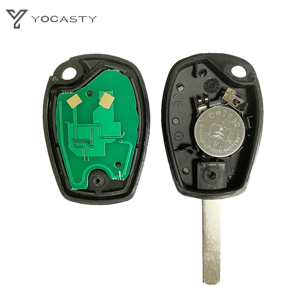 YOCASTY 3 Buttons Remote Control Key Fob For Renault Trafic Vivaro Primastar Movano Dacia Twingo 433MHz PCF7946 PCF7947 4A Chip