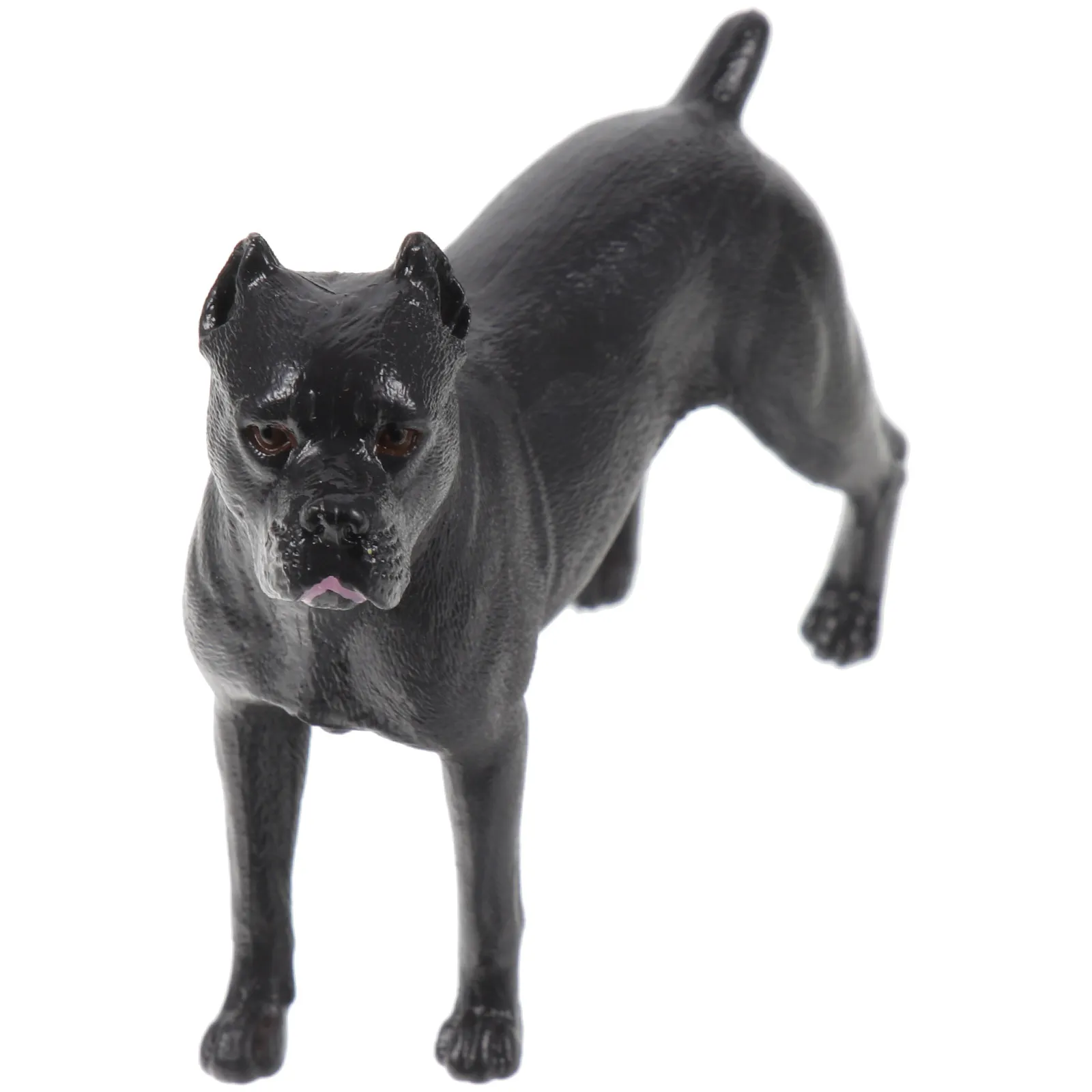 

Realistic Simulation Dog Figure Casro Dog Shape Plastic Animal Decoration Desktop Kids Cognitive Learning Ornament