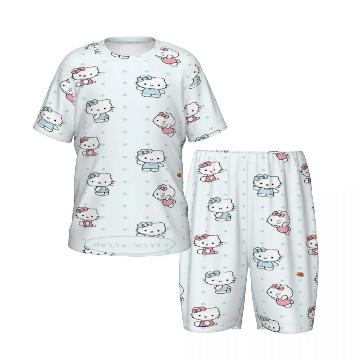 

boy's girl's Pajamas Set Sanrio Down Tops and Shorts Pajama 2 Piece Pyjama Nightwear Loungewear