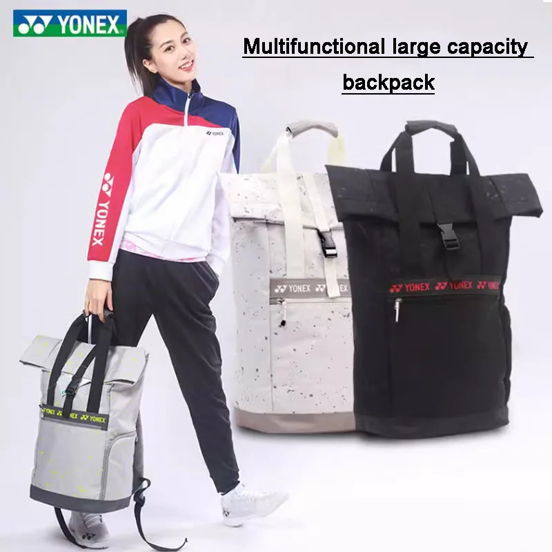 YONEX Backpack Tennis Bag Unisex Shoulders Large Capacity High Quality Multifunctional Outdoor Casual Sports Badminton Bag BA226