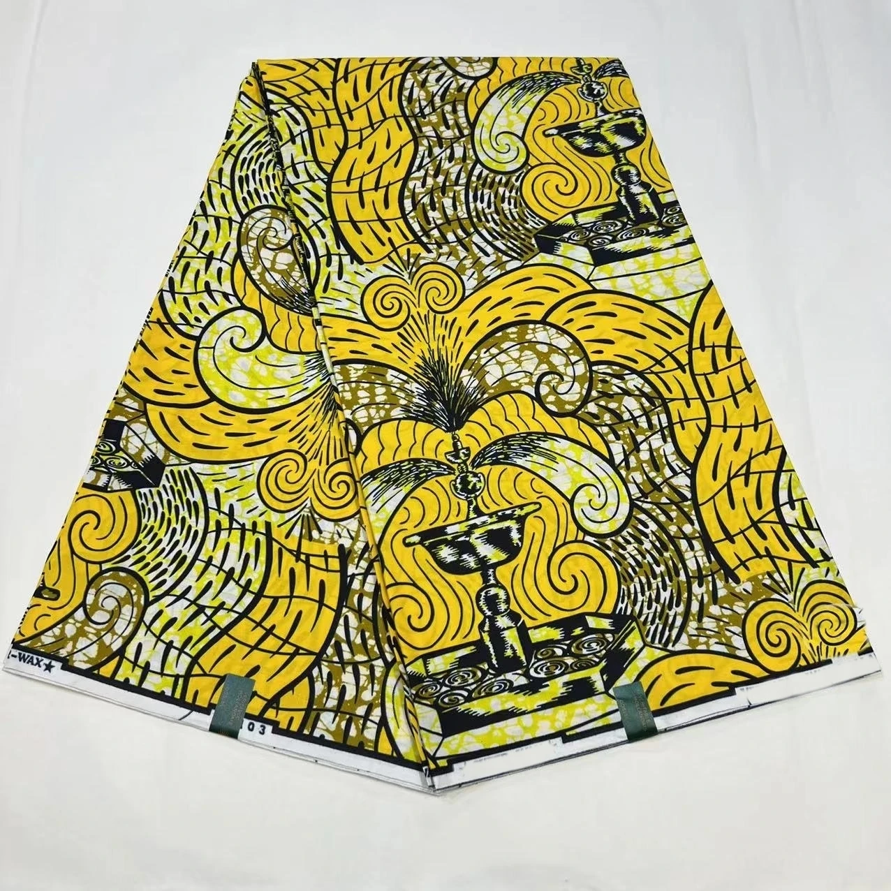 New High Quality African Wax Print Fabric 100% Cotton Soft Tissue African Real Wax Guaranteed Veritable Ankara Ghana Wax Fabric