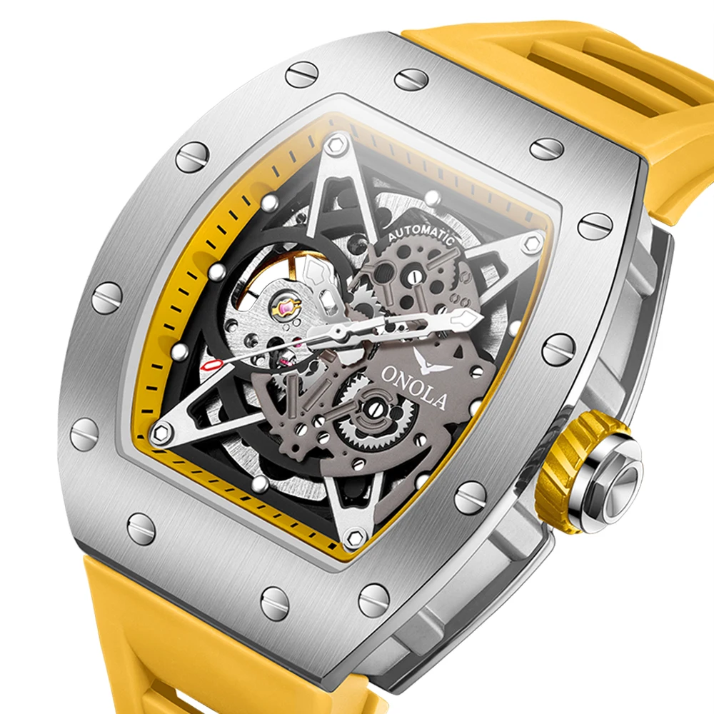 2023 New Classic Luxury Watch For Men Fashion Leisure Business ONOLA Chronograph Calendar Sports Waterproof Mechanic Watches