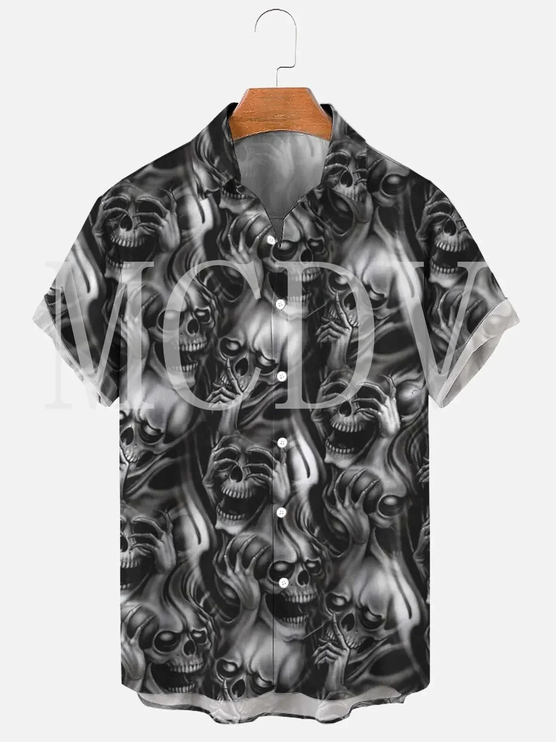 

Sailor Skull 3D All Over Printed Hawaiian Shirt Men For Women Casual Breathable Hawaiian Short Sleeve Shirt